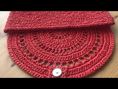 Çok İstediğiniz Kapaklı Portföy Çanta Yapımı Video2 #knitting #baghandlecrochet