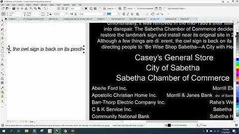 Corel Draw Tips & Tricks Problem with a FONT
