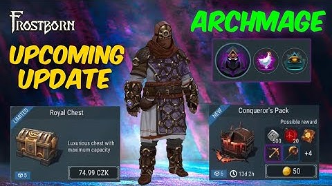 FROSTBORN - Archmage (New Skill) , New Shop Pack & More | UPCOMING UPDATE