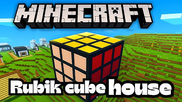 Minecraft  I Built a Giant Rubik’s Cube House in Minecraft! 🧱 #minecraft #trendingvideo #game