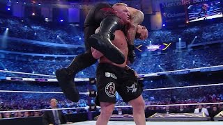 The Undertaker vs. Brock Lesnar – WrestleMania 30 — The End of The Streak, only on WWE Network