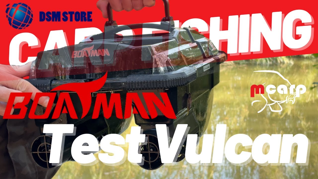 Carpfishing 🎣 BOATMAN VULCAN 🚤 Prova sul campo del migliore barchino radiocomandato 🔥🔥💣💣
