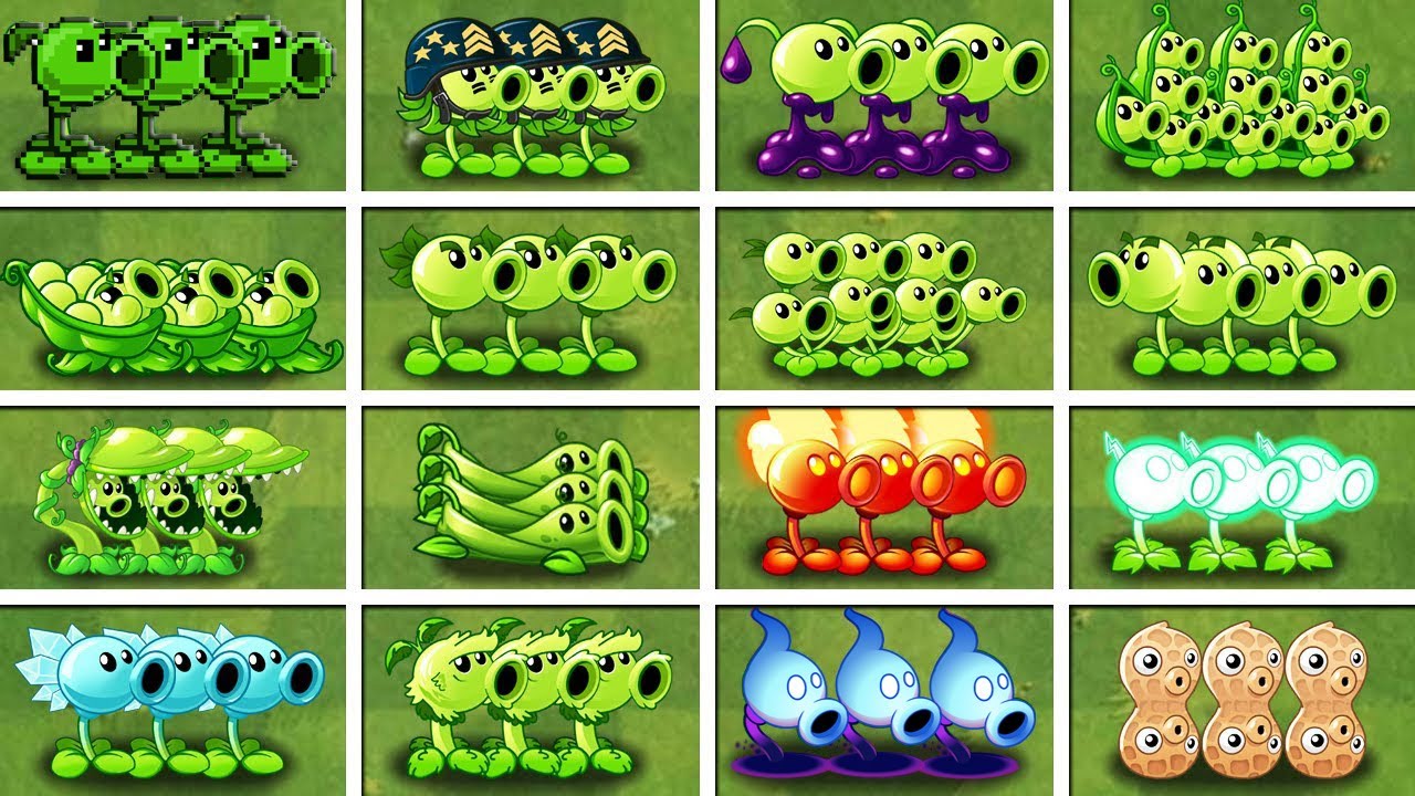 All PEA Plants Battlez - Who Will Win? - Pvz 2 Plant vs Plant - YouTube