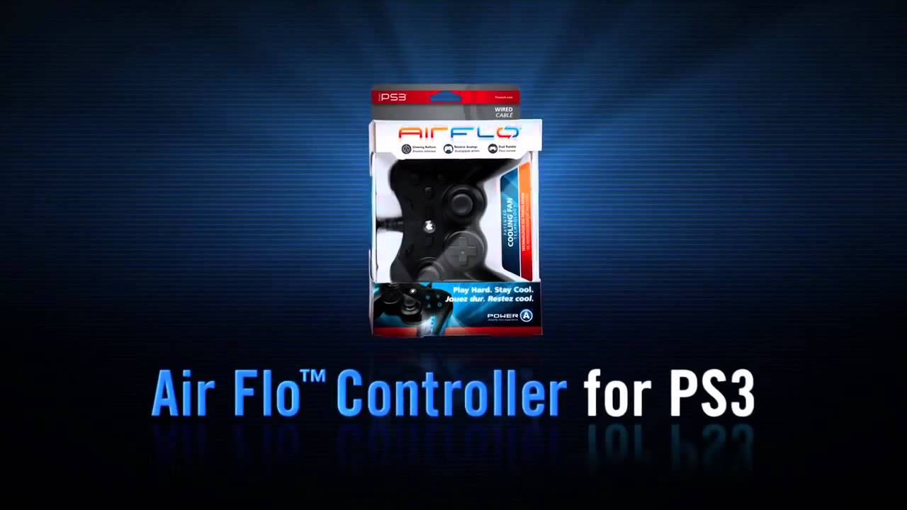 Power A Air Flo Controller for PS3 - YouTube