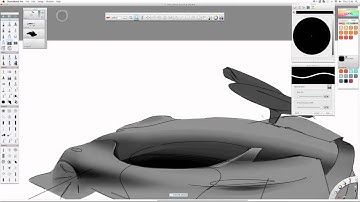 Sketchbook Pro - Car rendering tutorial