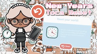 Resetting my aesthetic Toca boca world with voice 
