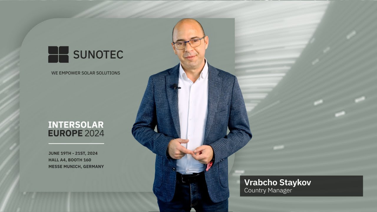 Visit us at Intersolar Europe 2024: Vrabcho Staykov