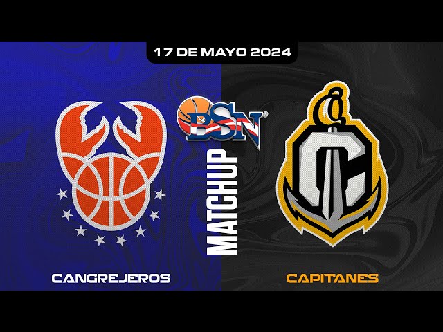 Cangrejeros de Santurce vs. Capitanes de Arecibo - BSN2024