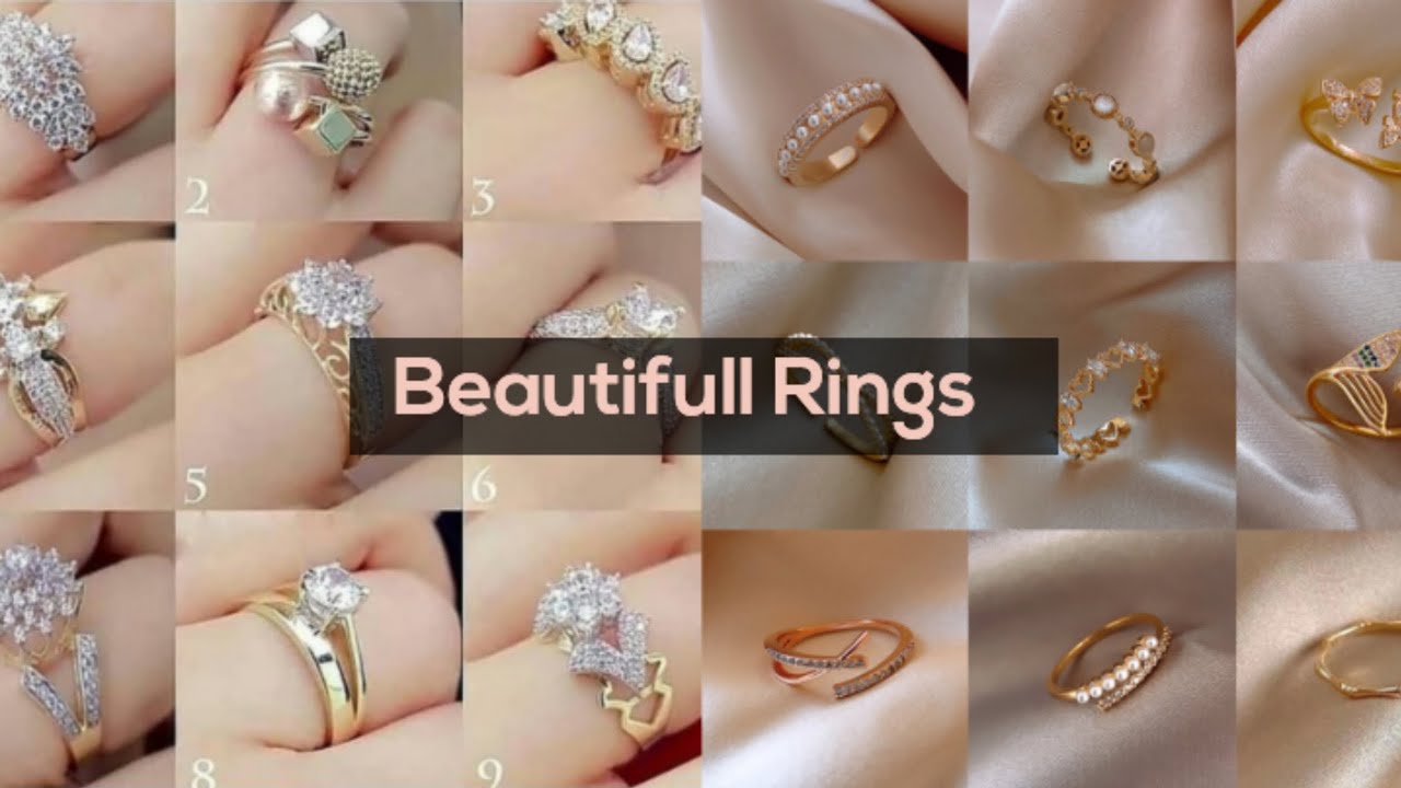 Beautiful Fingers Rings Style 💍||Artificial Rings Simple designs ||