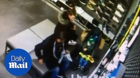 CCTV footage shows thief stealing phone from young mother - Daily Mail