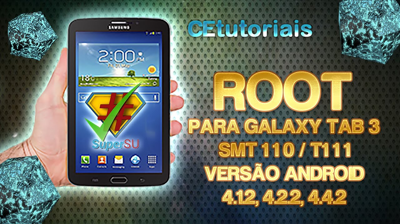 Root para Galaxy tab 3 SMT110 lite e T111 com TWRP Recovery - YouTube