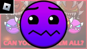 Roblox Find the Geometry Dash Difficulties: how to get "Remorseless" badge