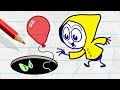 Pencilmate Tries to be Funny -in- DARK SIDE OF THE BALLOON - Pencilmation Cartoons