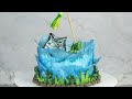 Super AWESOME Fishing Theme Cake Tutorial