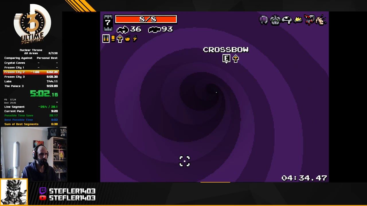 [UD Masters 2021] PB Nuclear Throne 9:00 (8:20 IGT)