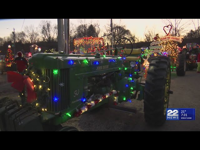 Festive tractor parade brings joy to Westfield