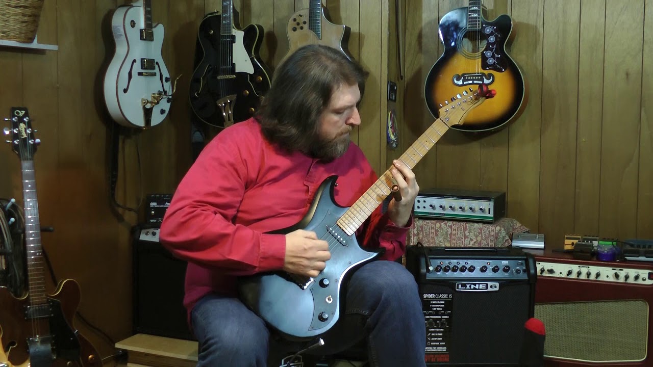 Mitch Ross Practicing slide guitar in Open G tuning YouTube