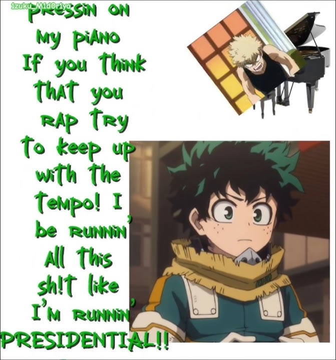 *TW: Swearing* They can rap!? #mha #deku #bakugo #myheroacademia