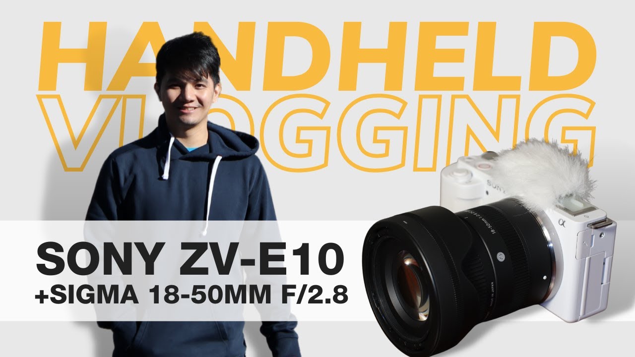 Sony ZV-E10 and Sigma 18-50mm F/2.8 Handheld Vlogging Test and Review