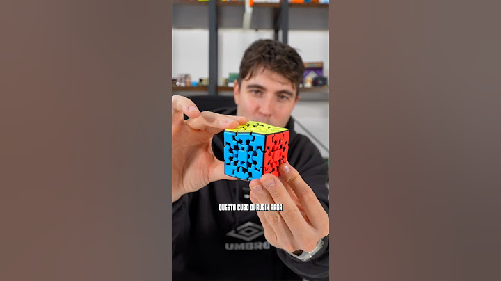 Questo CUBO DI RUBIK è STRANISSIMO #cubodirubik #gearcube