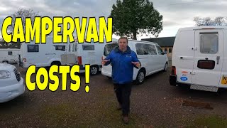 CAMPERVAN COST ! When Owning a Motorhome