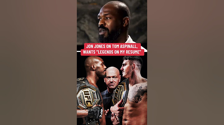 Jon Jones addresses Tom Aspinall #UFC309