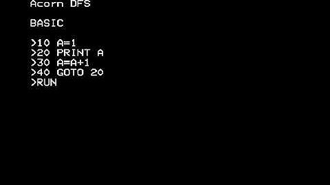 Program your BBC Micro or BBC Micro emulator to count until it runs out of memory