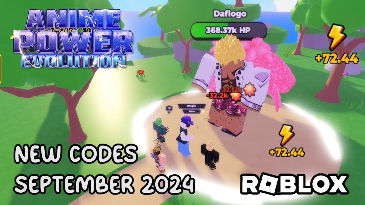 Roblox Anime Power Evolution Simulator New Codes September 2024 - YouTube