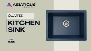 Asiatique Quartz Kitchen Sink D-101 Ikon
