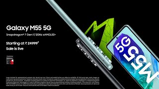 #GalaxyM55 5G | Sale is live | #MustBeAMonster | Samsung