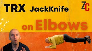TRX Jacknife on Elbows