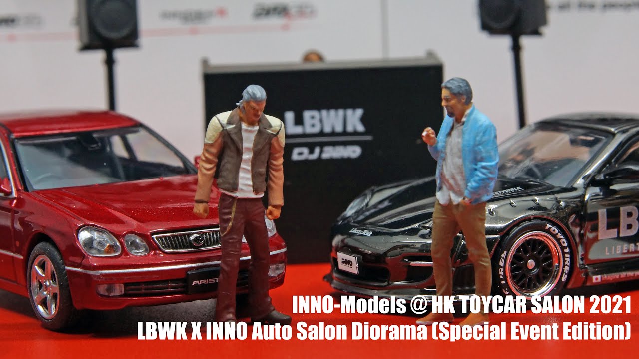 INNOModels HK TOYCAR SALON 2021 LBWK X INNO Auto Salon Diorama