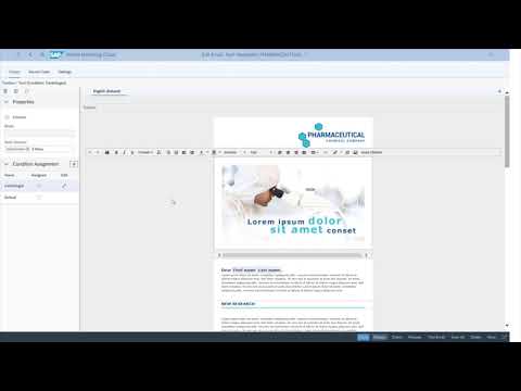 Advanced: Creating Email Content in Content Studio in SAP Marketing Cloud