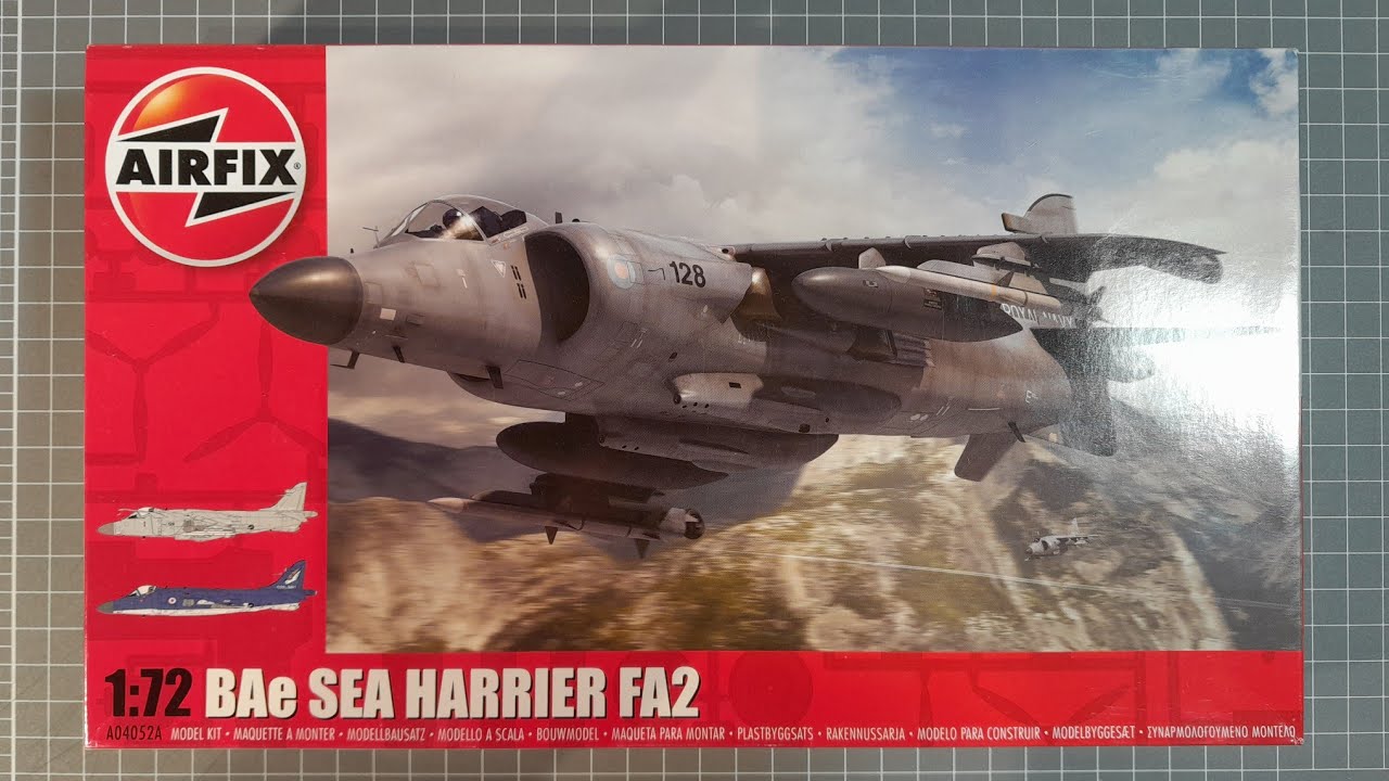 AIRFIX 1:72 BAe SEA HARRIER FA2 Review. - YouTube