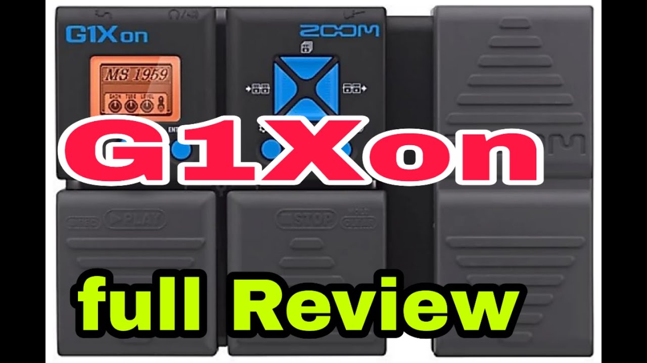 G1Xon GUITAR PROCESSOR full Review by Ajit Mobile 9856464782 - YouTube