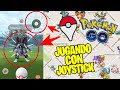 PROBANDO JOYSTICK/H4CK CON MEWTWO ACORAZADO! POKEMON GO