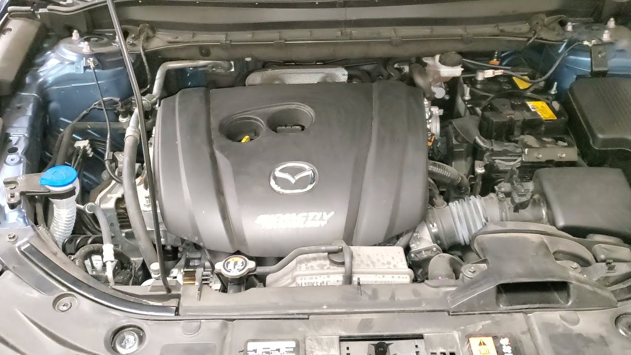 2017 To 2022 Mazda CX-5 A/C Low Pressure Valve (Port) Location - Use To