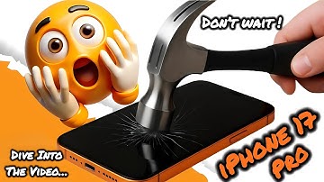 iPhone 17 Pro Hammer & Knife Scratch Test!🤯 | iPhone 17 Pro Durability Test!😱 #video #iphone17pro  