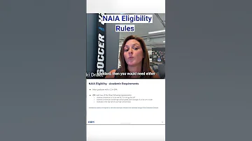 NAIA Eligibility Rules 