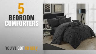 Download lagu Top 10 Bedroom Comforters  [2018]: Chic Home 10 Piece Hannah Pinch Pleated, ruffled and pleated