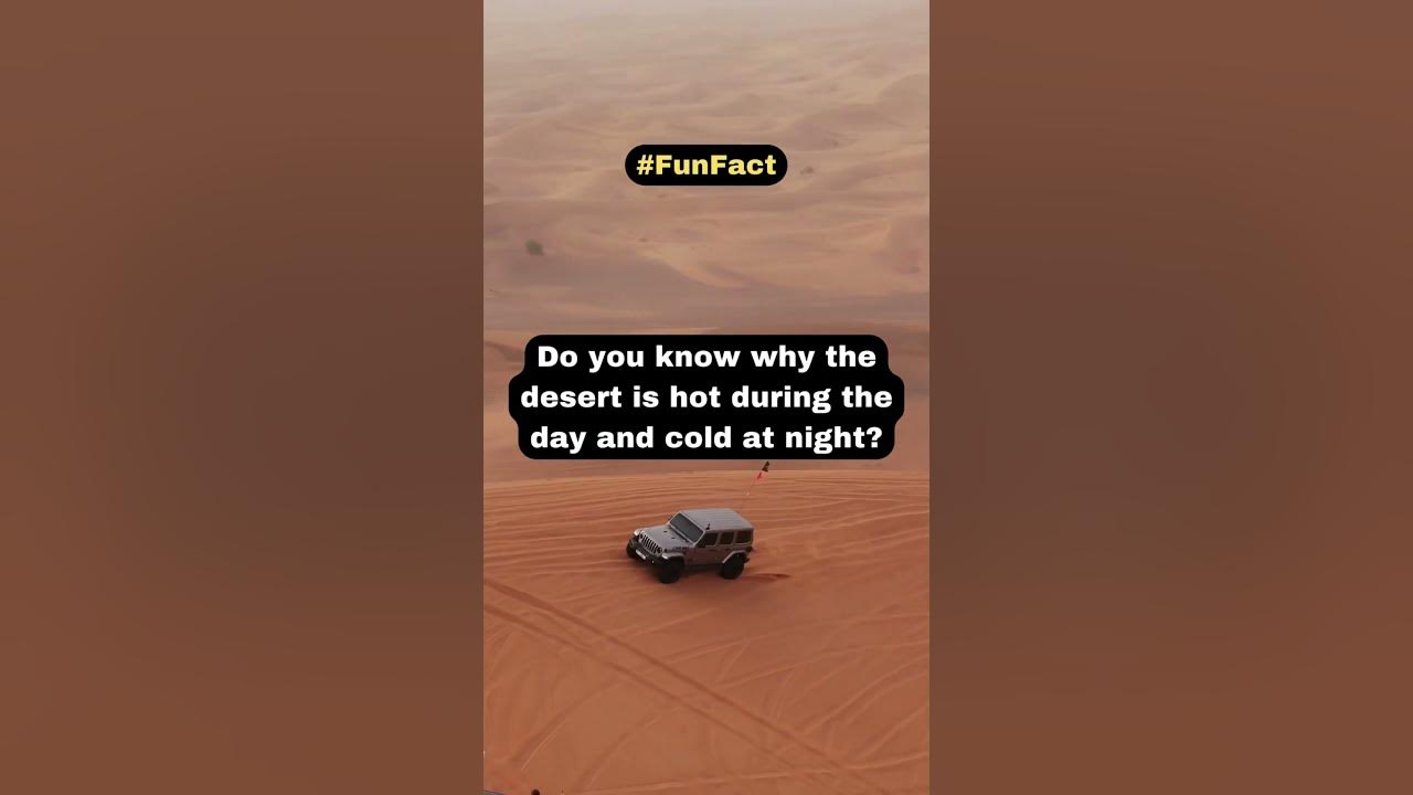 Why Is The Desert So Hot In The Day And Cold At Night