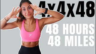 I ATTEMPTED 4X4X48 DAVID GOGGINS CHALLENGE! Running 4 miles every 4 hours for 48 hours...