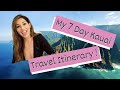 KAUAI TRAVEL ITINERARY - MY 7 DAY ITINERARY FOR VISITING THE BEAUTIFUL ISLAND OF KAUAI, HAWAII!