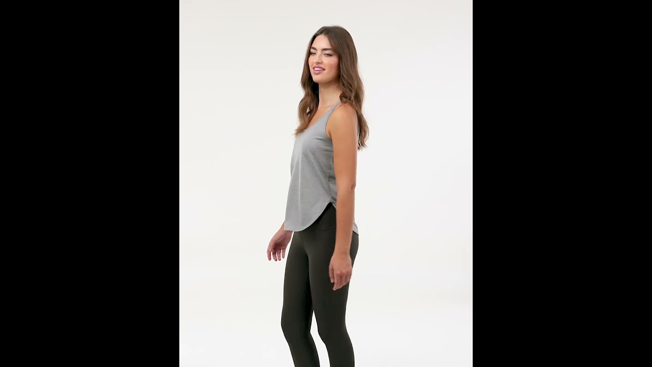 Next Level Women's Festival Tank Top - 65% Polyester 35% Cotton, Soft Heather Fabric, White, Size M 11 thumbnail image
