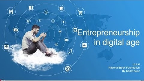 Entrepreneurship in Digital Age | National Foundation Computer Book -class 6  Unit 6
