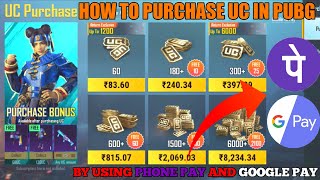 How To Purchase UC In Pubg Mobile | UC Kaise Kharide Pubg/Bgmi Mai