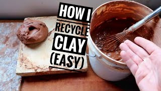 How to recycle your clay (easy)