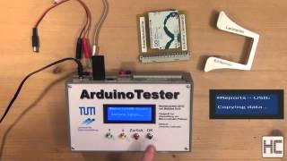 Microcontroller board tester - Operation of the device