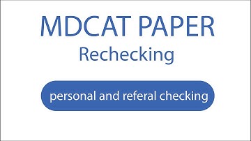 MDCAT rechecking||mdcat paper review||how to apply for mdcat rechecking||mdcat2021 @MEDwise.PK09