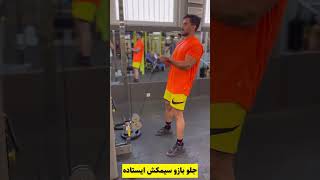 جلوبازو سیمکش ایستاده